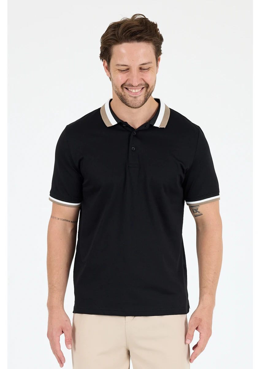 Plexus Erkek Amerikan Stil Polo Yaka T-Shirt