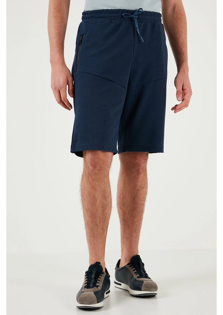 Plexus Belden Bağlamalı Pamuklu Cepli Regular Fit Short