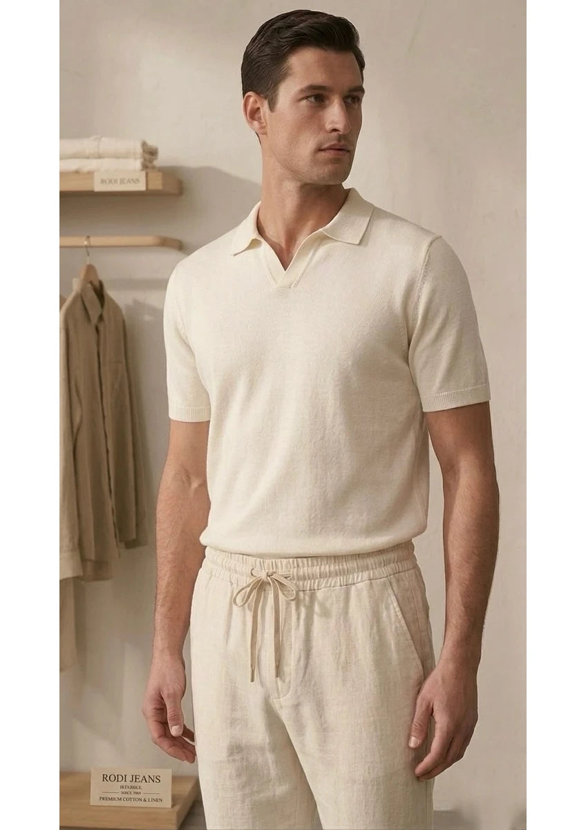 Plexus Erkek Jogger Keten Pantolon